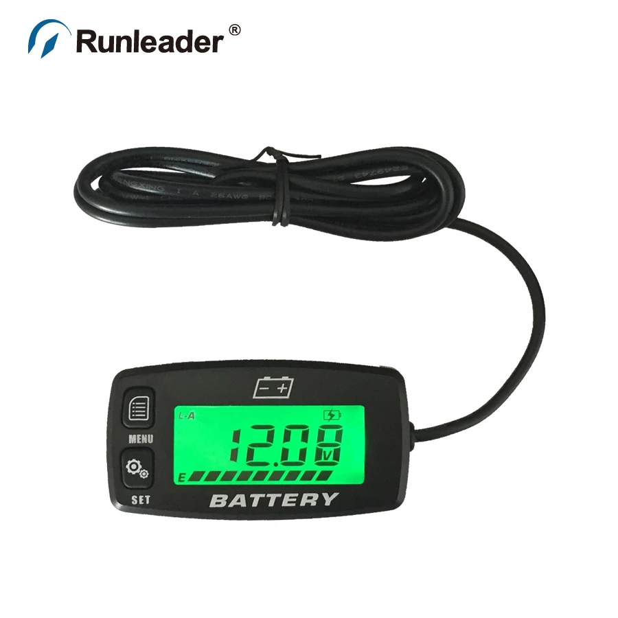 Lead acid font b storage b font battery GEL LiFeO4 AGM Voltmeter battery indicator FOR Motorcycle