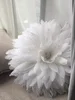 MUZZI  feather around Cushion Pillow cushion with filling diamond button  seat bed home  decorative NICE! ► Photo 3/5