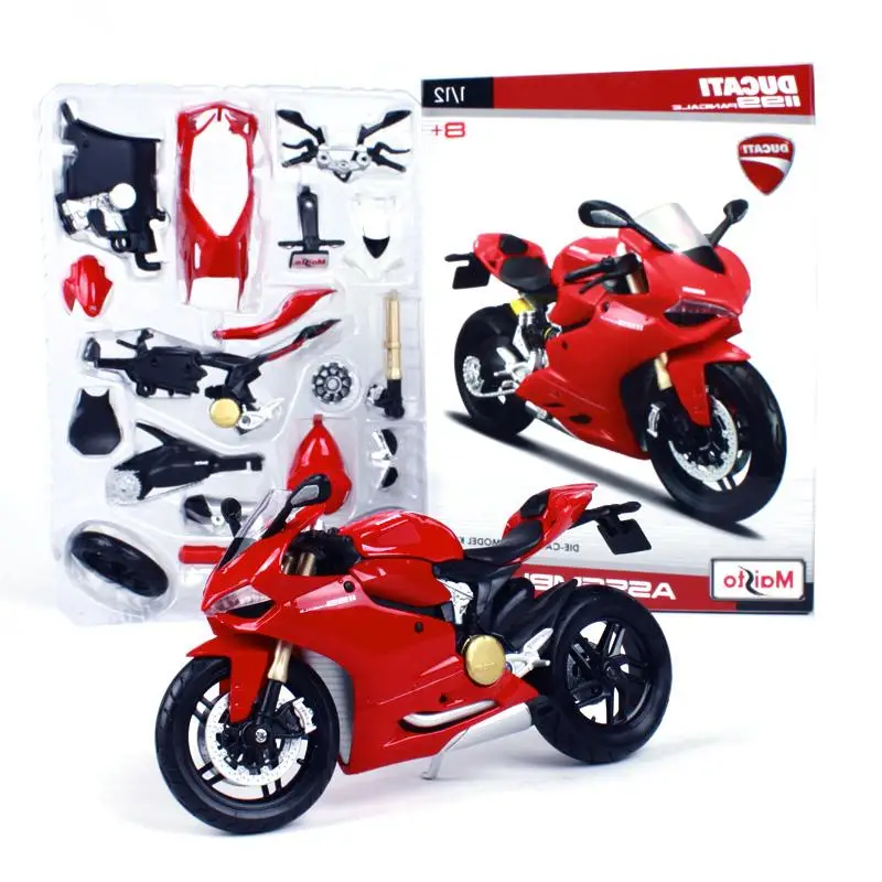 1:12 Maisto Ducati 1199 мотоцикл игрушечный сплав двигатель в сборе автомобиль наборы для