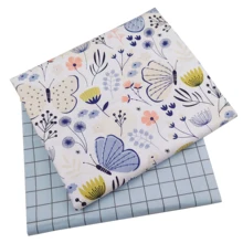 Новое Diy домашнее Постельное белье Текстиль одежда шитье ткань для творчества синяя бабочка сетка хлопок ткань материалы для рукоделия Скрапбукинг лоскутное