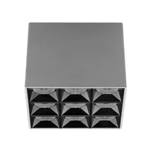 Художественный поверхностный квадратный прожектор потолочный светильник 4X4W 9X4W хороший тепловой дизайн коммерческий 40W светодиодный