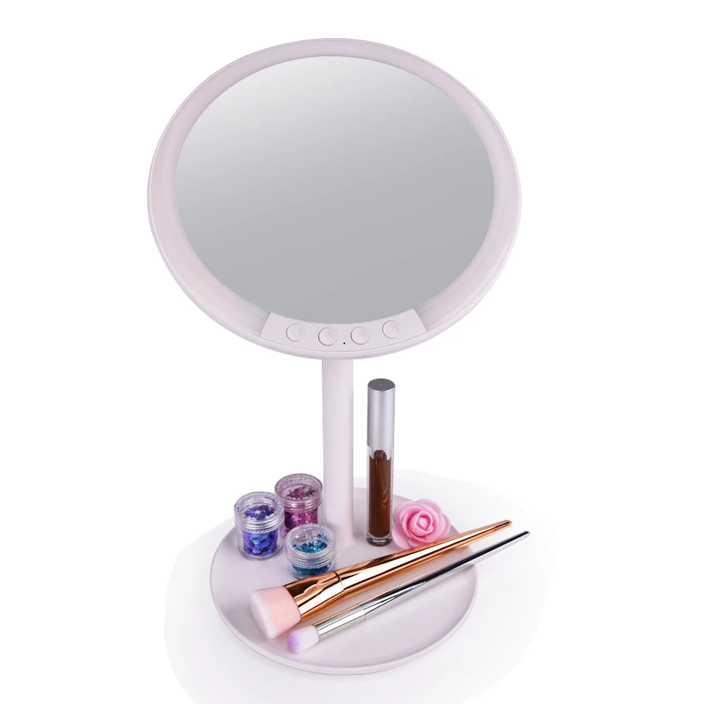 Graus de Rotação Espelho da Vaidade da Composição com 66 Espelho de 180 Luzes Recarregável Profissional Ampliar 1x-10x j3 Led 7 7 High Quality Beleza e saúde