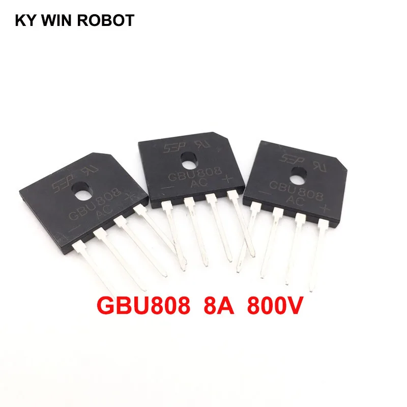 

5PCS 8A 800V DIP-4 diode bridge rectifier GBU808