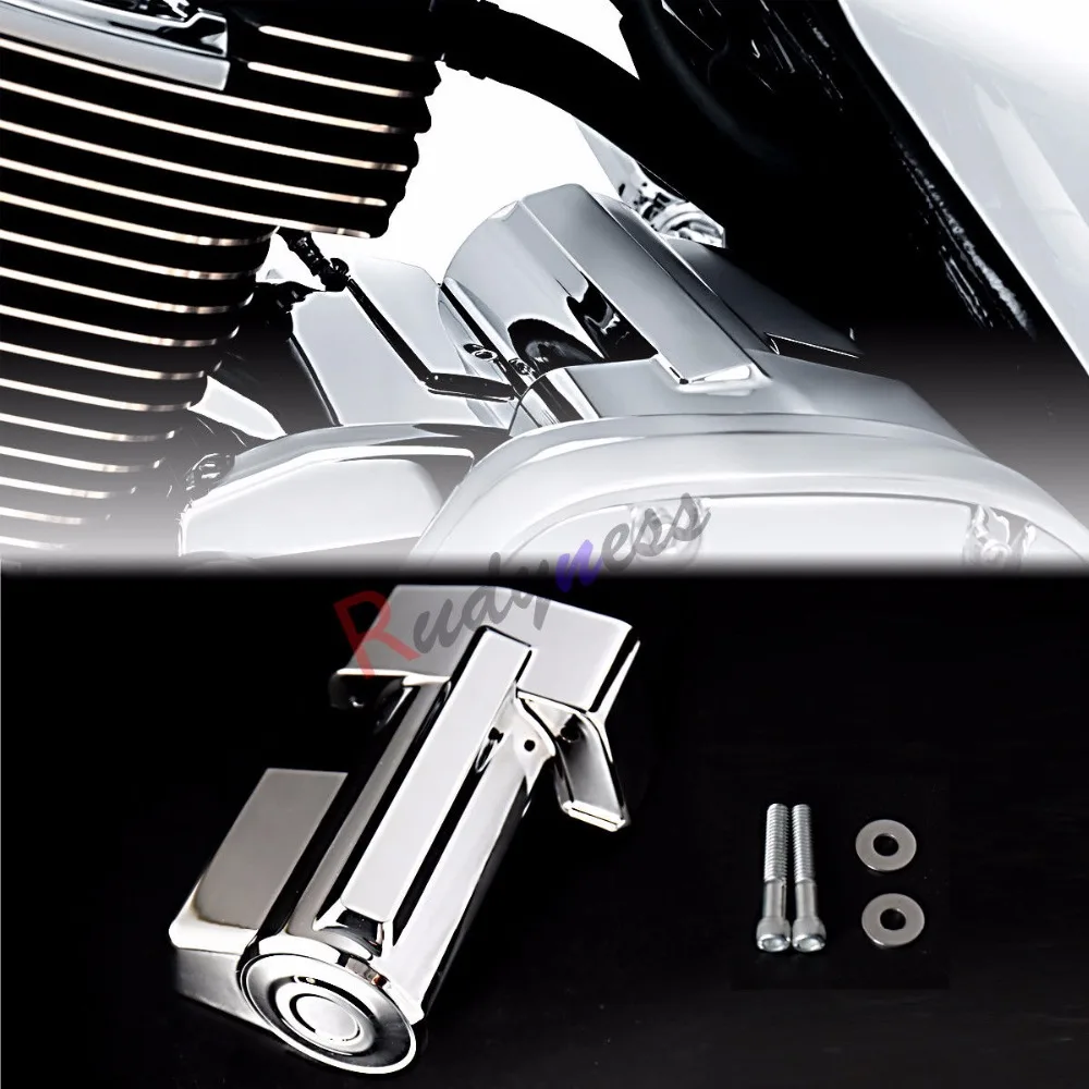 

1X Chrome Plated Aluminum Starter Cover For Harley Touring ELectra Street Glide Road King FLHR FLHX 2017 2018