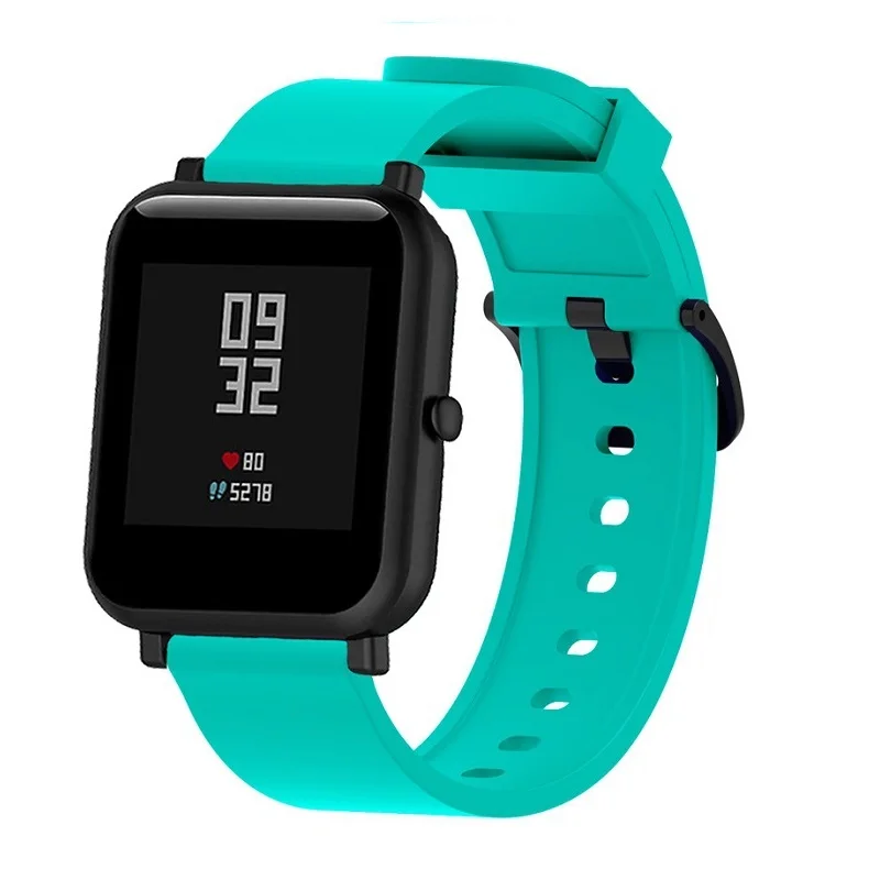 Ремешок силиконовый для смарт часов Xiaomi Huami Amazfit Bip 20 мм|Смарт-аксессуары| |