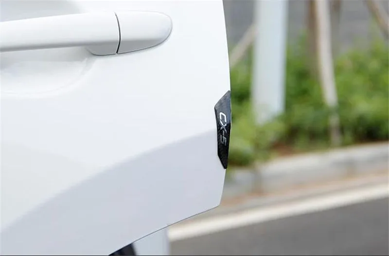 Автомобильный Стайлинг, защита края двери, накладка, молдинг, защитная полоса, наклейка для Mazda CX-5 CX5, аксессуары