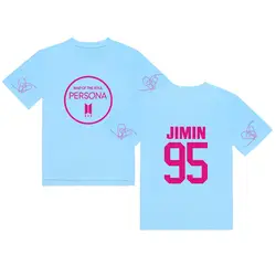 Альбом kpop карта души persona Футболка kpop Bangtan мальчики крутая уличная crewneck эстетический футболка Hipster Топ