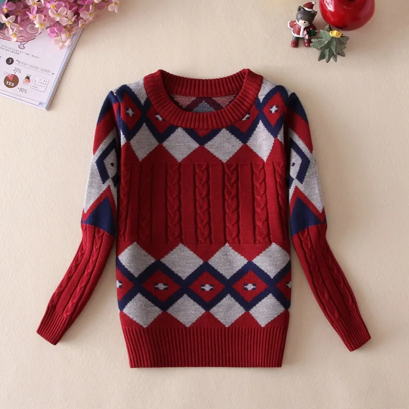 Детский хлопковый свитер на осень и зиму свитер для мальчиков детские свитера
