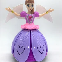 Детские электрические игрушки Детские музыкальные игрушки Танцующая кукла мигающий светодиодный свет принцесса детские развивающие игрушки пасхальные тамагочи oyuncak