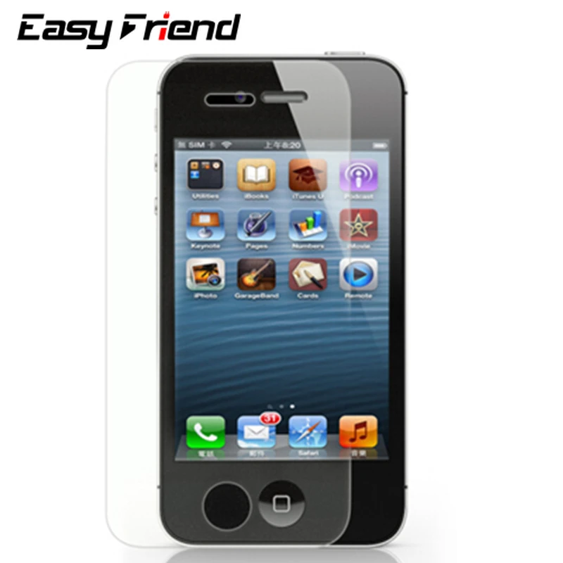 Apple iPhone iPhone4 iPhone4S 4S i4 i4S película protectora protector de pantalla de vidrio templado|Protectores de pantalla de teléfono| - AliExpress