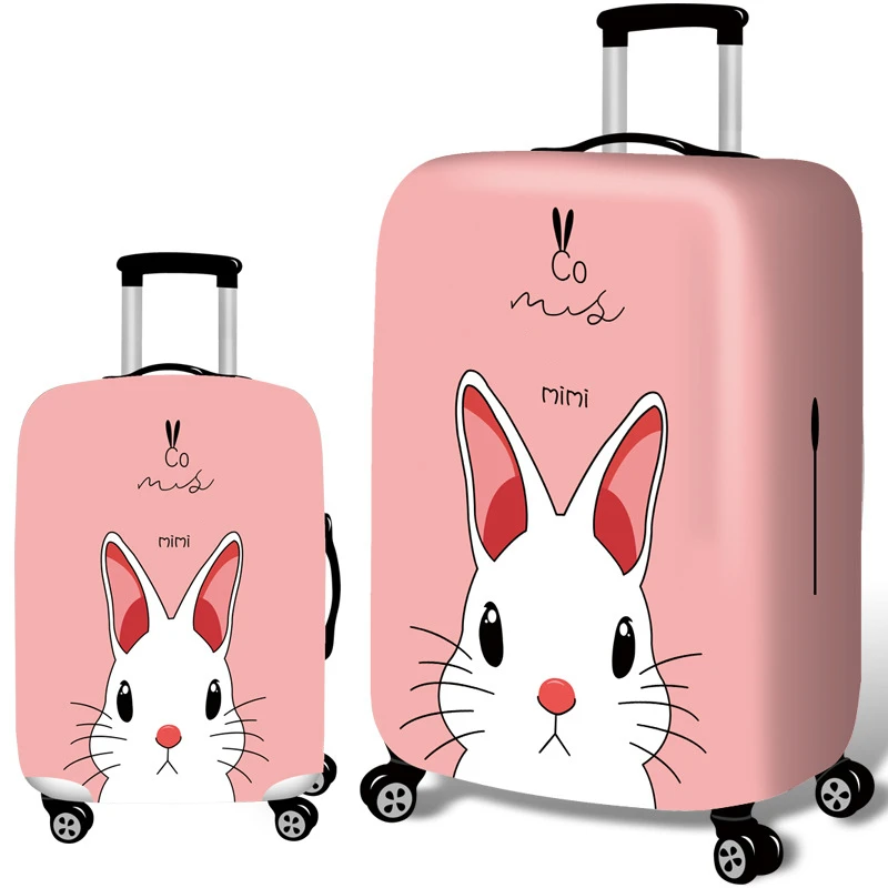 RUPUTIN Thicker 3D Travel Suitcase Protective Cover Luggage Case Elastic Luggage Dust Cover Apply To 18~32 Password Box Covers