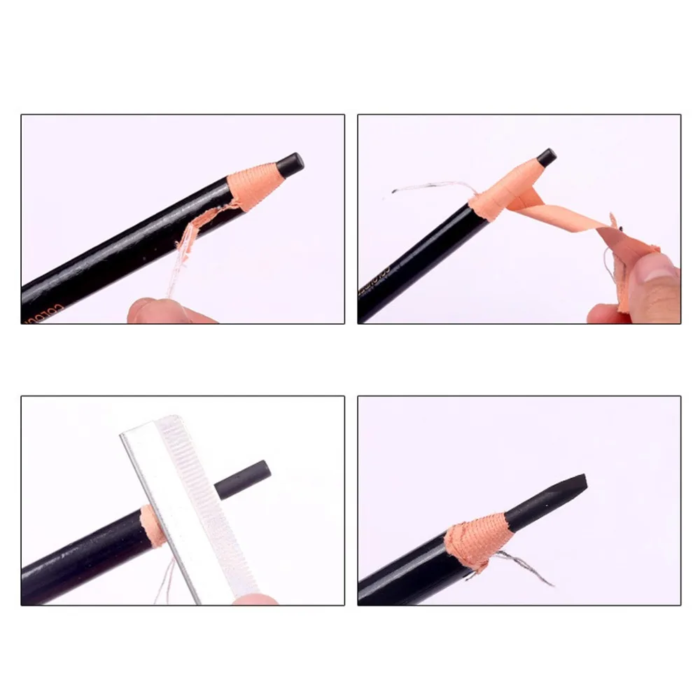 6 цветов Водостойкий карандаш для бровей рулон бумаги бровей Карандаш рисовальный Красота Инструменты легко на макияж