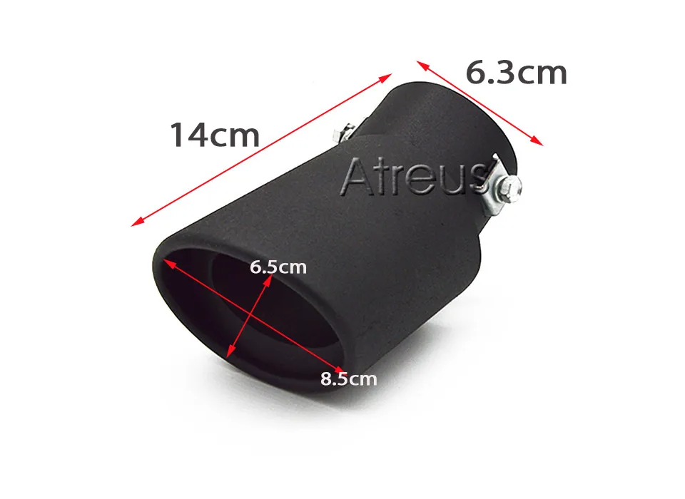 Car Exhaust Muffler Pipe For Ford Focus 2 3 Mazda 2 3 6 Hyundai solaris accent i30 Citroen C2 C4 Peugeot 207 307 408 Accessories