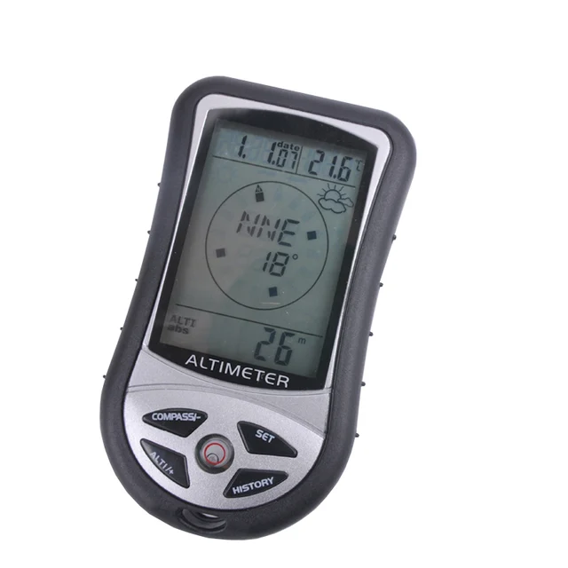 Free shipping, electronic digital elevation barometer eight in one