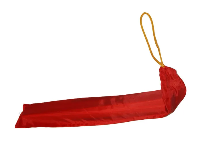 Высококачественный бамбуковый вентилятор Taichi с сумкой, двухсторонний китайский вентилятор кунг-фу для выступлений, красный/Золотой, поклонники боевых искусств, восемь диаграмм - Цвет: a Bag no fan