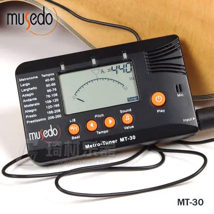 Musedo MT-100 Metro-Tuner with Tone Generator 3-in-one Metro-Tuner for Guitars