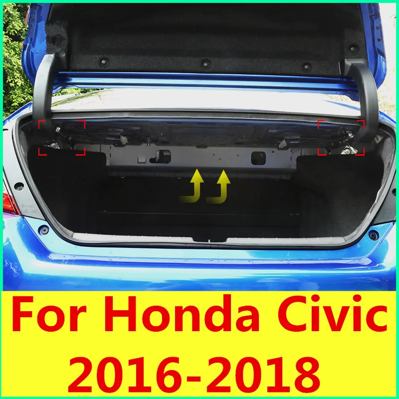Багажник гидравлическая штанга Хвостовая коробка всплывает пружинная опорная штанга с одной кнопкой для Honda Civic- 10th Gen Sedan