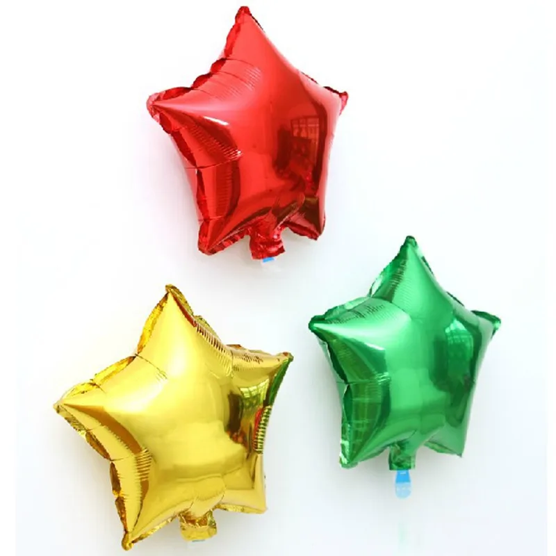 10 шт. фольгированные разноцветные шары в виде звезд|party supplies|baby showerhappy birthday |