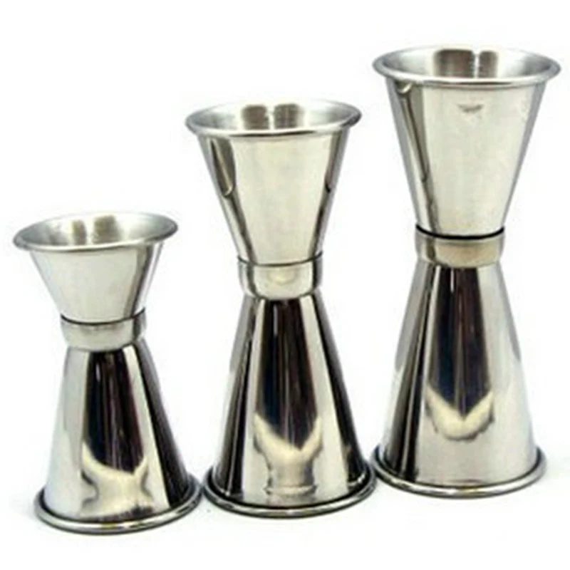 1PC Stainless Steel Bar Jigger Cocktail Drink Mixer Measuring Cup Set