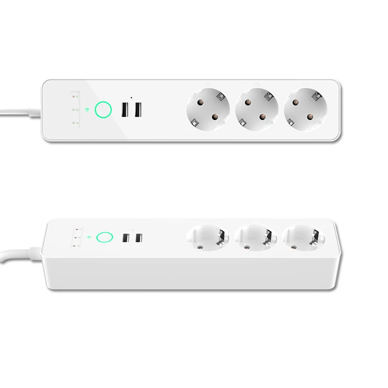 Умная лента питания Wi Fi защита от перенапряжения мульти розетки приложение