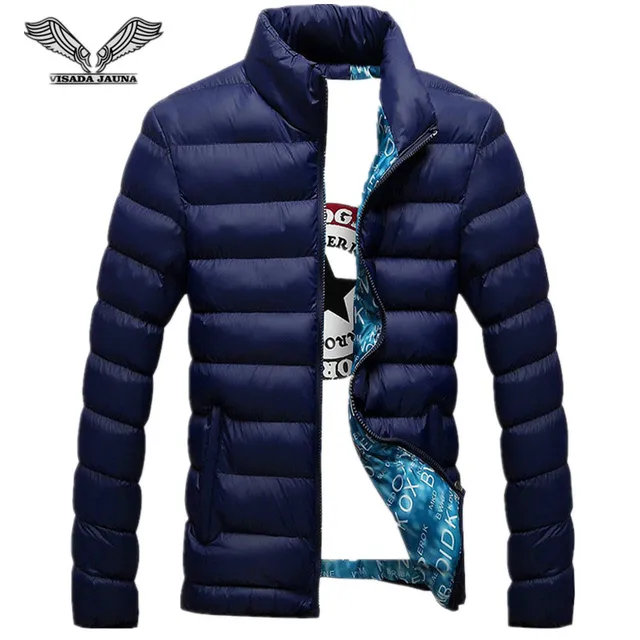 Solide Winter Jacken 2017 32 Veste Neue Jauna Us17 Homme Gepolsterte Parkas Fit Dicke Xxxxl visada Stilvolle Herren Baumwolle Slim Langarm 48Off 5q4AL3Rj
