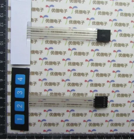 

1*4 matrix keyboard membrane switch Single-chip extended keyboard