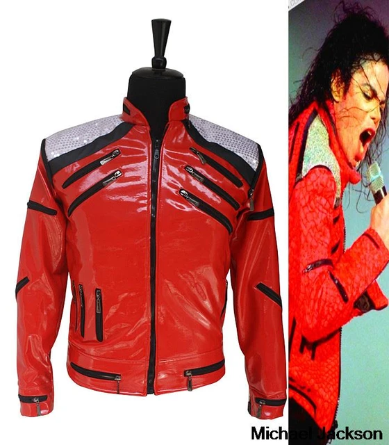 Michael Jackson Punk Red Thriller Jacket Mj Casual Tailor Made