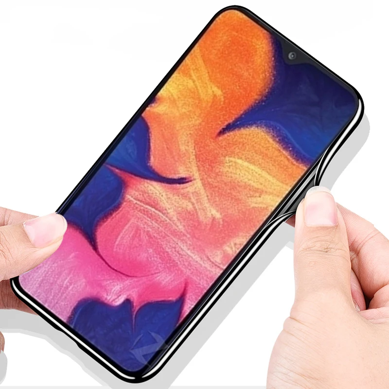 Чехол из закаленного стекла для samsung Galaxy A50 чехол с мягким покрытием бампер для Samung S10 Plus Lite S10E S9 A30 A20 A10 M20 Note 9