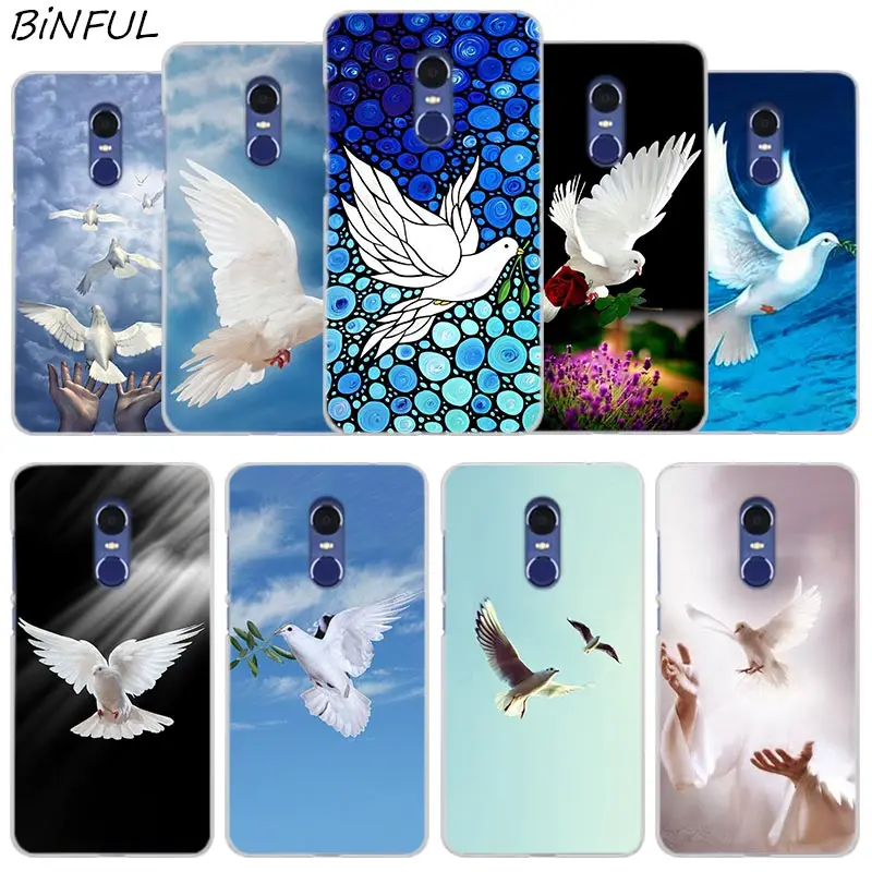 

Peace pigeon pigeon Clear Cover Case for Xiaomi Redmi 3 3S 6 Pro S2 4A 4X 5A 6A 5 Plus Note 5A Note 7 3 4 4X 5 6 Pro Mi 5X