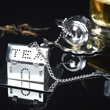 200 шт прекрасный в форме домика чайное ситечко из нержавеющей стали чай для заварки Аксессуары Свадебные сувениры свадебные вечерние подарки wen5445