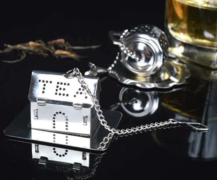 200pcs Lovely House Shape Tea Strainers Stainless Steel Tea Infusers Accessories Wedding Favors Bridal Party Gift wen5445 200pcs Lovely House Shape Tea Strainers Stainless Steel Tea Infusers Accessories Wedding Favors Bridal Party Gift wen5445