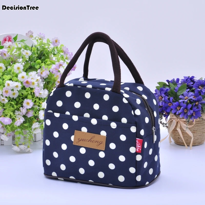 

Fashion Portable Lunch Bag Thermal Insulated Picnic Travel Storage Insulation Package Luxury Brand Cooler Lunch Box Bag 6