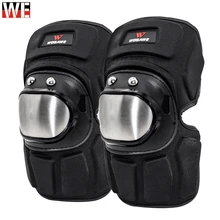 WOSAWE Stainless Steel Ski Knee Protector Elbow Pads Brace Support MTB Bike Cycling Motorcycle Knee&Elbow Guard Skateboard destroyer pro elbow xl purple skateboard pads