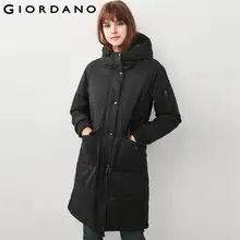 Jordano, Женская куртка, с капюшоном, с несколькими карманами, длинная, стильная, стеганая куртка, Женское пальто, ребристые манжеты, теплая, однотонная, Chaqueta Mujer