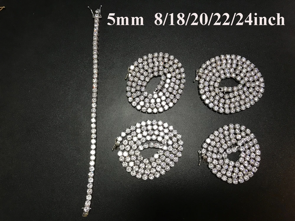 5mm silver set