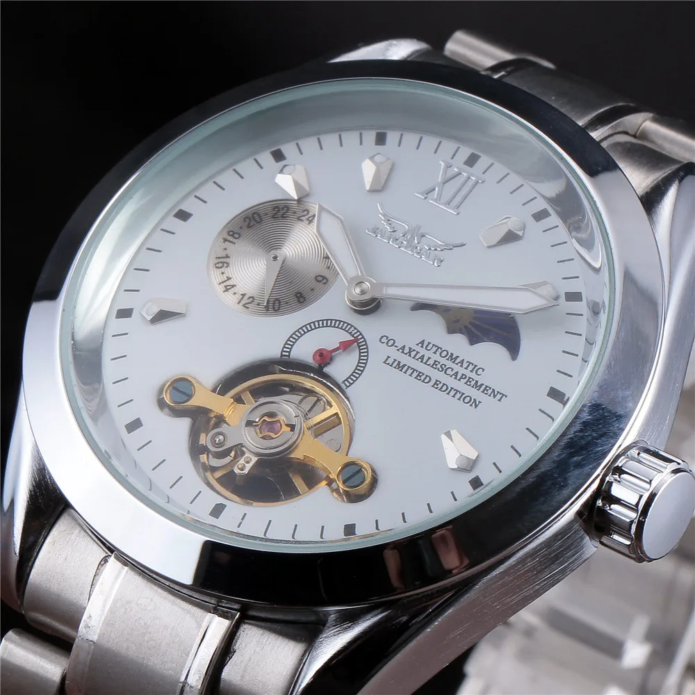 

JARAGAR Casual Clock Men Automatic Skeleton Business Watch Mechanical Relogio Male Montre Watches Mens Relojes