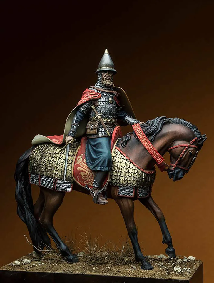

1/24 Resin Model Building Kit Figure Riding a guest