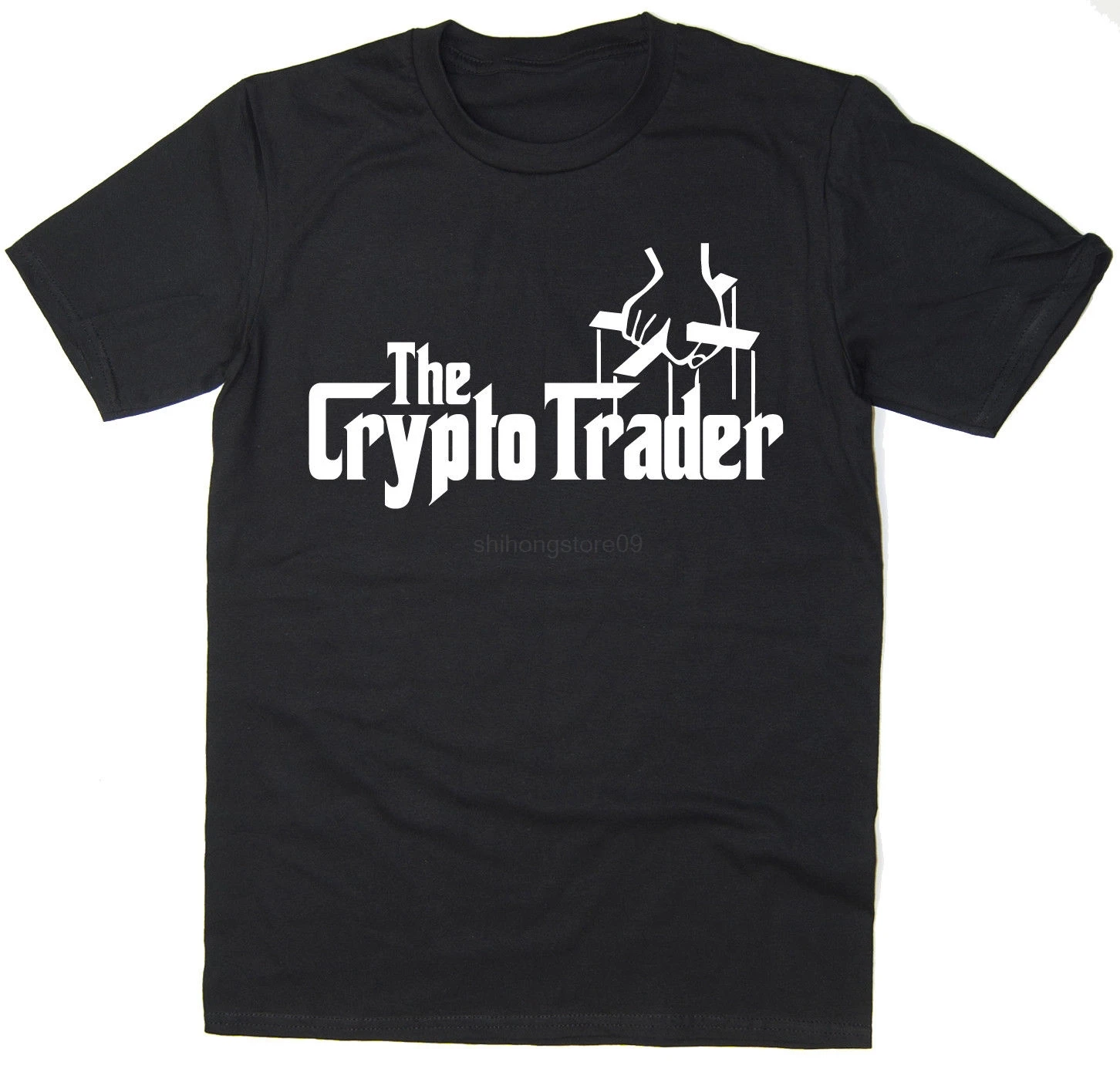 2019 Summer Short sleeve Fashion Tee Shirt The Crypto Trader - T-Shirt - Godfather Spoof - cryptocurrency bitcoin BTC LTC 2019 Summer Short sleeve Fashion Tee Shirt The Crypto Trader - T-Shirt - Godfather Spoof - cryptocurrency bitcoin BTC LTC
