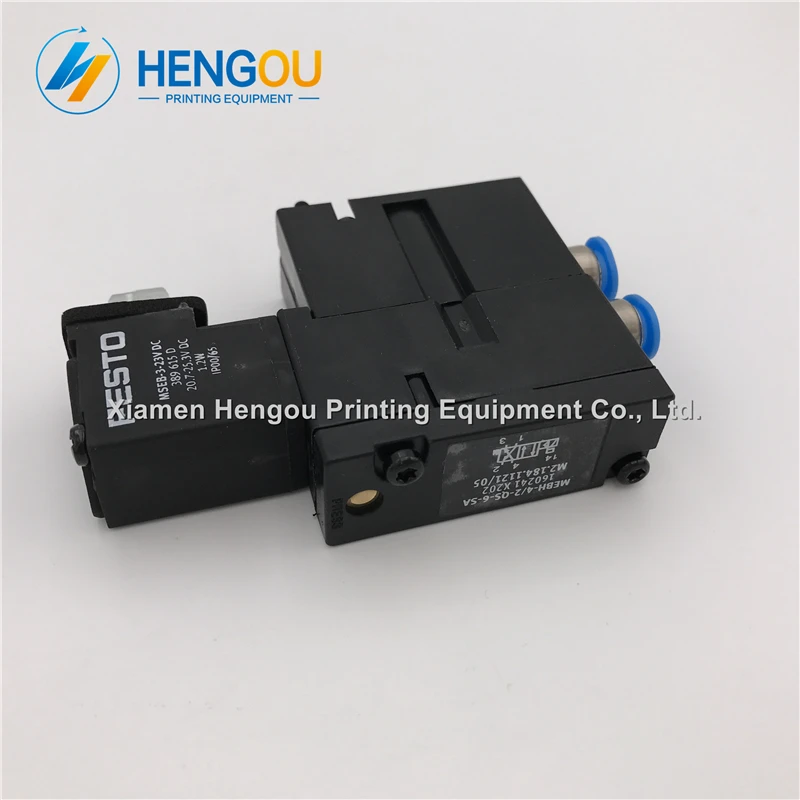 

3 Pieces M2.184.1121 Solenoid Valve for SM52 SM74 SM102 CD102 Printing Machine MEBH-4/2-AQ-6-SA M2.184.1121/05
