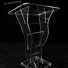 YZ-003 Китай производитель прозрачная акриловая Трибуна lettern стол офисный стол школьная парта