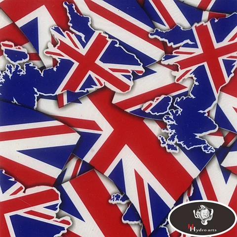 

High quality British Flag Design Aqua Print Film Hydrographic Film Water Transfer Printing Film HFY-970 0.5M*10M
