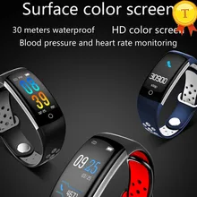 Новые смарт-браслет HR Фитнес трекер Браслет SleepTracker Водонепроницаемый IP68 трекер Smart band для IOS и Android