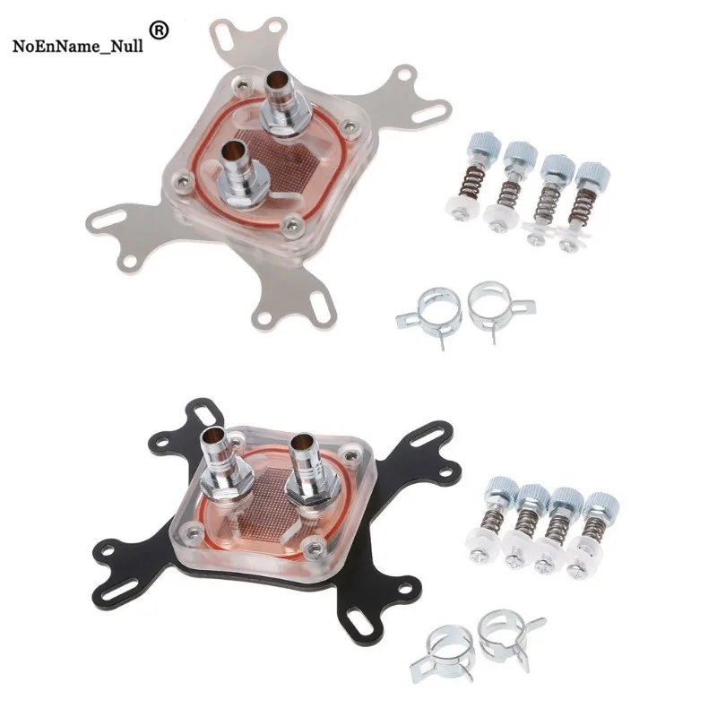 

Water Cooling Block For Computer CPU Water Cooler 50mm Transparent Cover Cooling Block For AMD Intel dropshipping