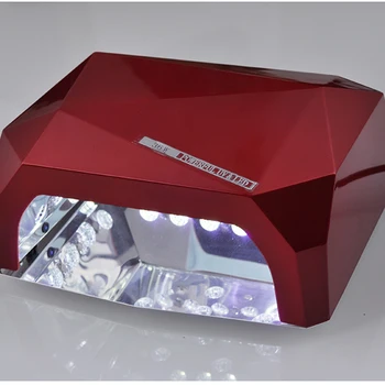 

Professional Auto Sensor LED Nail Gel Lamp Dryer Plug Diamond Shape Curing Nail Dryer Care Machine for UV Gel Polish