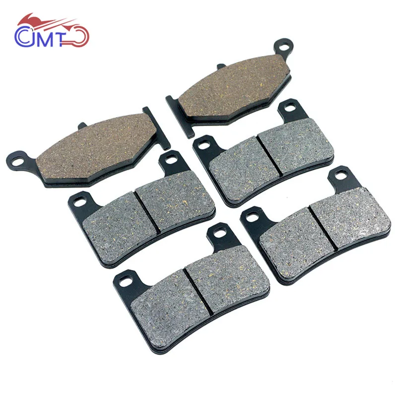 

For Suzuki GSXR600 GSXR750 2006-2010 GSXR1000 2007-2008 GSX1300R HAYABUSA 2008-2012 DL1000 2014-2018 Front & Rear Brake Pads Set