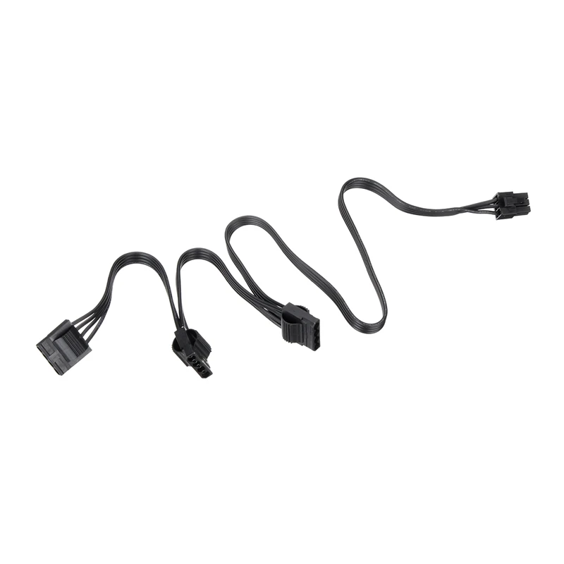 S SKYEE 40 + 15 см видеокарта 18AWG 6Pin штекер 1 порт к 4 порту Molex разъем мама компьютерный