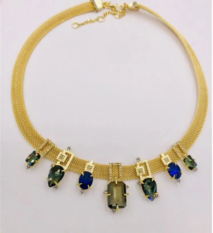 

CSxjd High quality luxury crystal drop Necklace 2019 New