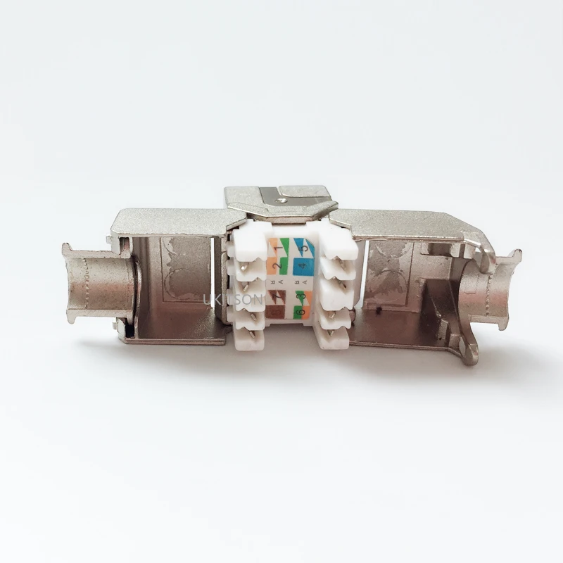 Keystone CAT 6A RJ45 Shielded Slot CAT.6A Jack Modules CAT6A LAN Coupler Socket For 10GB Network Keystone CAT 6A RJ45 Shielded Slot CAT.6A Jack Modules CAT6A LAN Coupler Socket For 10GB Network