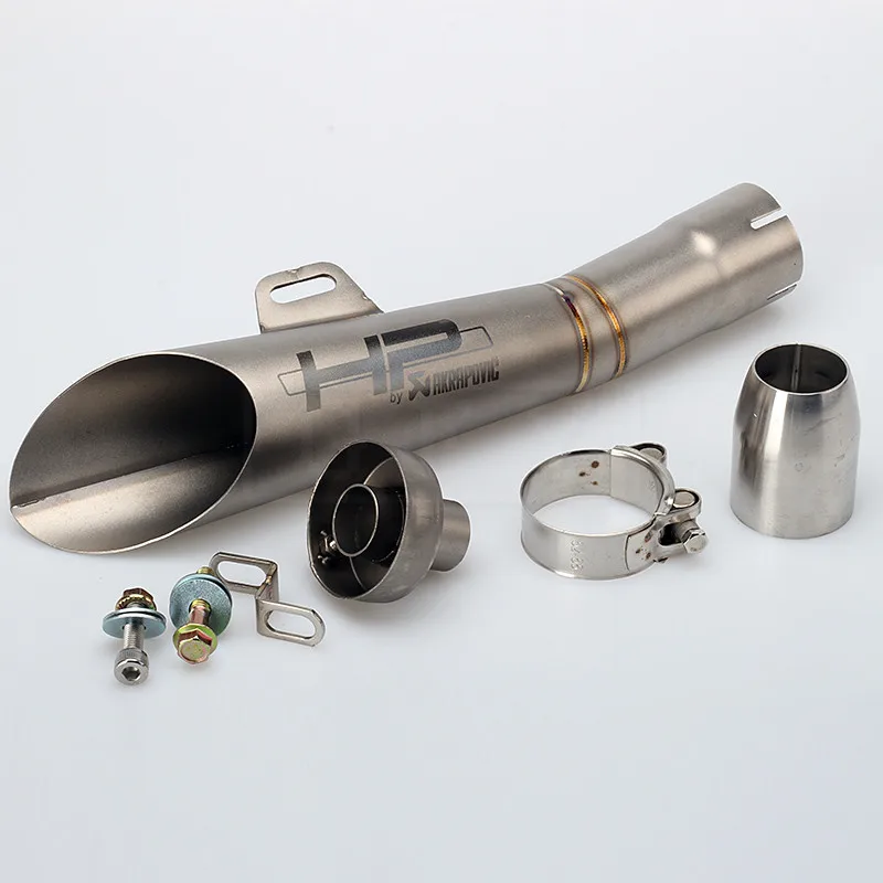 Universal motocicleta Moto GP olla escapar motocross Scooter Akrapovic tubo de Escape silenciador Z750 R1 R6 MT03 FZ1 Ninja ER6N KTM