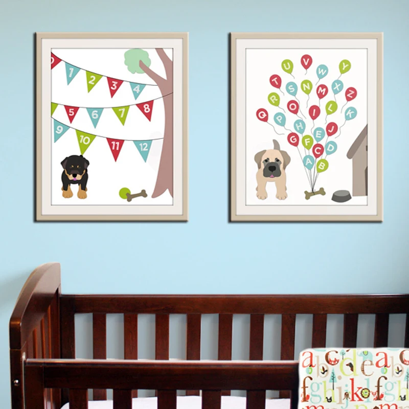 abc wall art for nursery